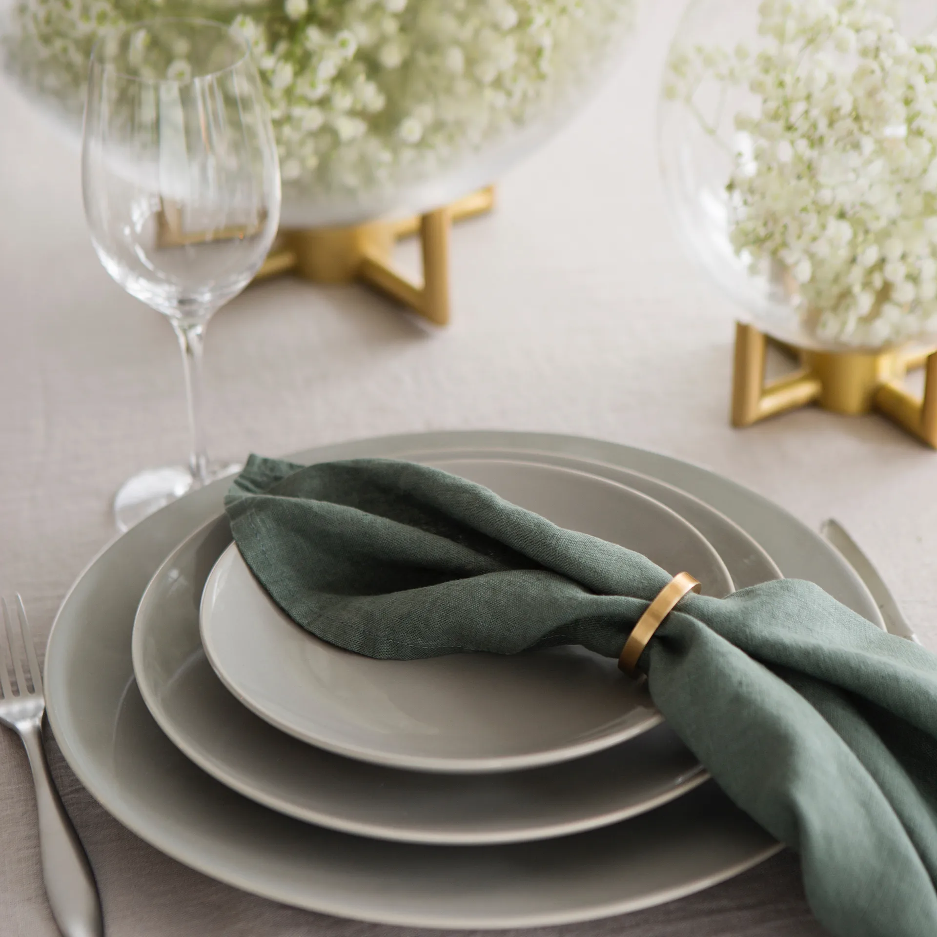 Vasa servettirengas, 4-pakkaus, Pronssi Himla