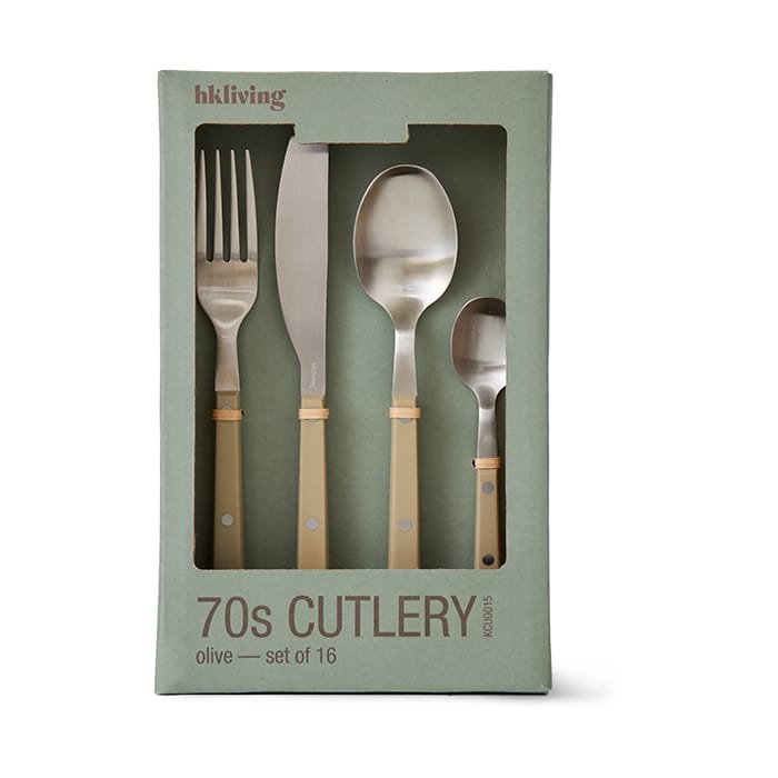 70's aterinsetti 16 osaa - Oliivi - HKliving