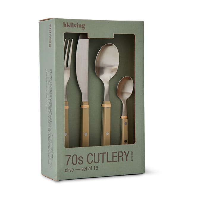 70's aterinsetti 16 osaa, Oliivi HKliving