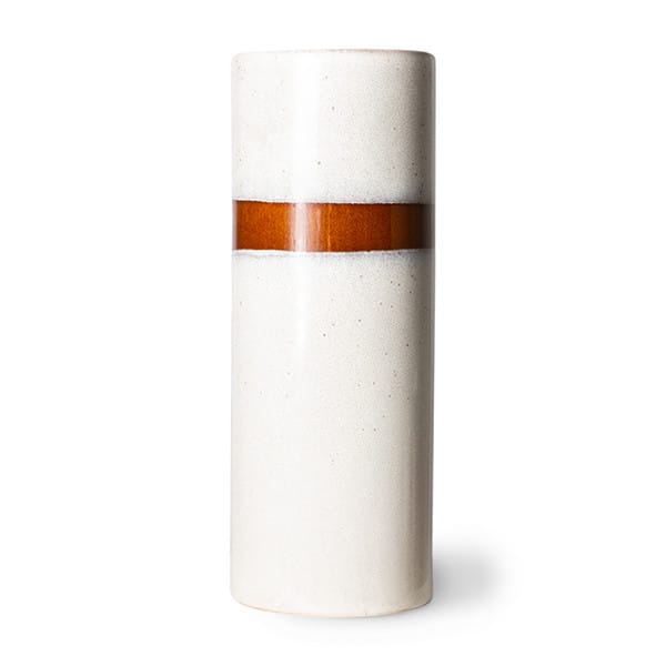 70s ceramics vaasi L Ø9,5x25 cm - Lumi (valkoinen) - HKliving