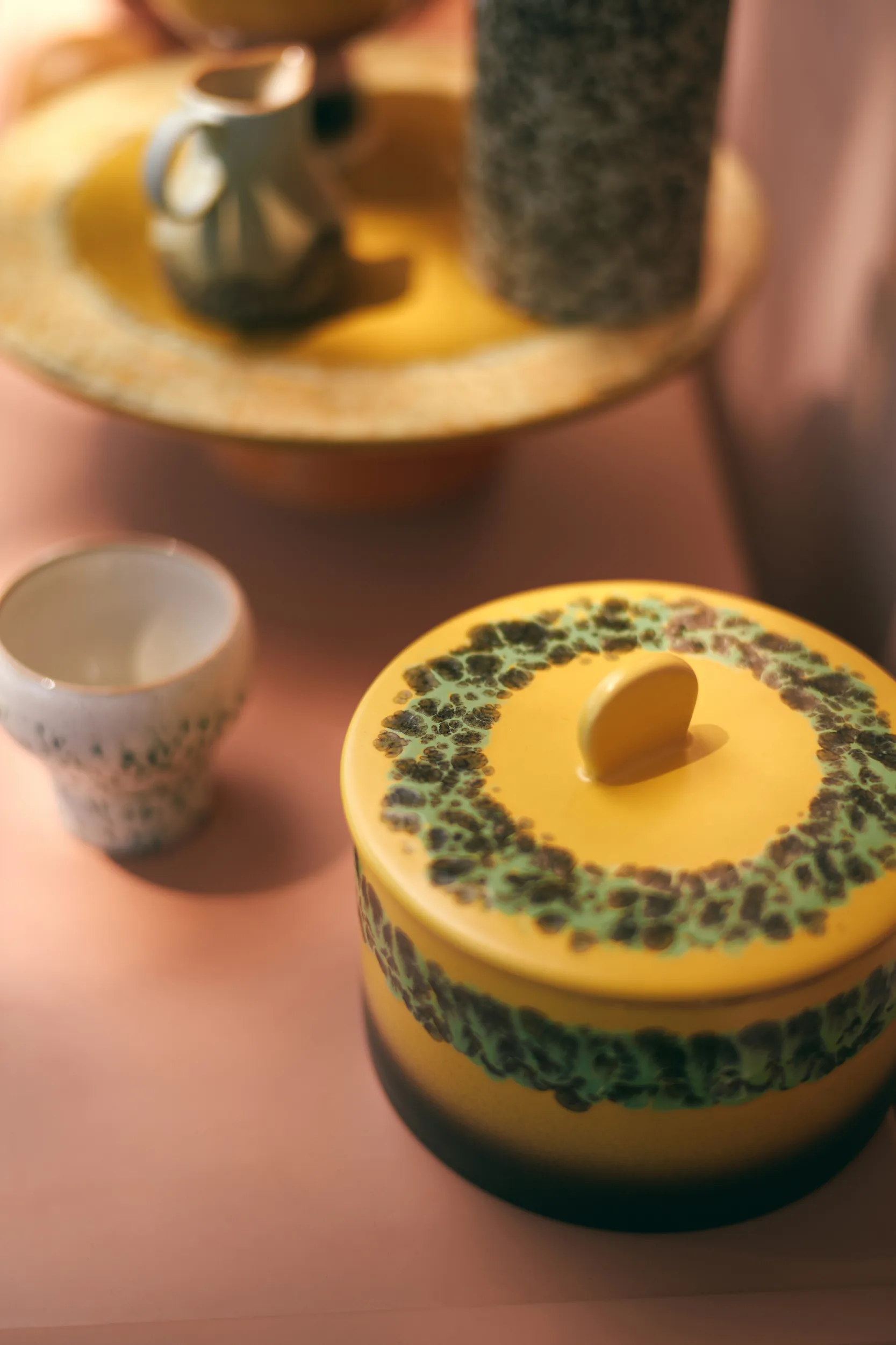 70's cookie jar -keksipurkki Ø 17 cm, Merilevä HKliving