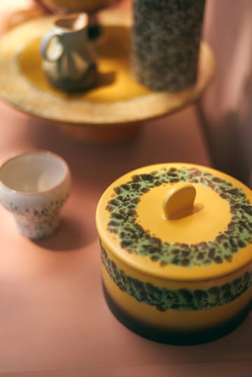 70's cookie jar -keksipurkki Ø 17 cm - Merilevä - HKliving