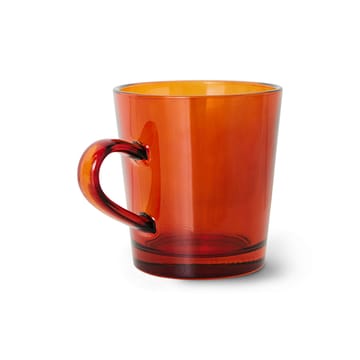 70's glassware kahvikuppi 20 cl 4-pakkaus - Amber brown - HKliving