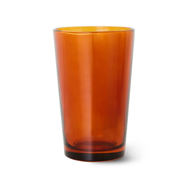 70's glassware teelasi 20 cl 4-pakkaus, Amber brown HKliving