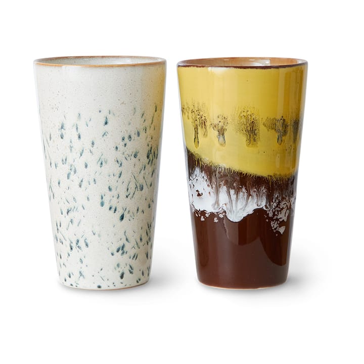 70's lattemuki 28 cl, 2 osaa - Suolaliuos - HKliving