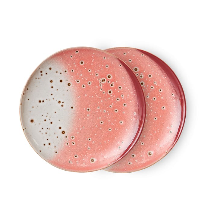70's lautanen Ø 17,5 cm 2-pakkaus - Lychee - HKliving