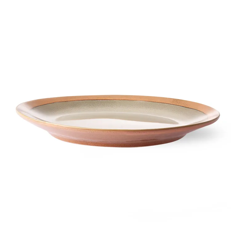 70's lautanen 22 cm 2 kpl, Earth HKliving