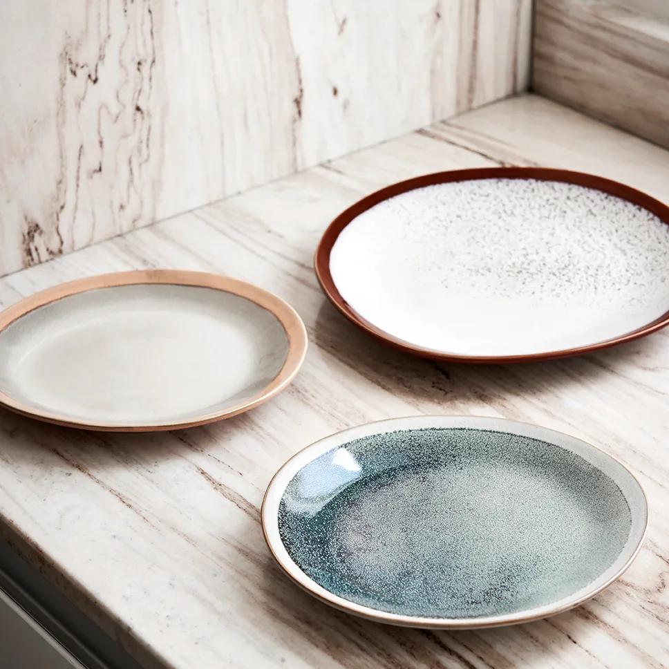 70's lautanen 22 cm 2 kpl, Earth HKliving