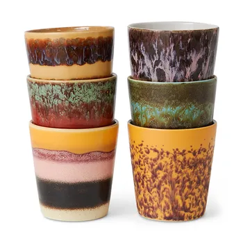 70's muki 6-pakkaus - Valley - HKliving