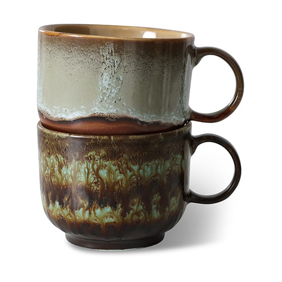 70's teekuppi 42,5 cl 2 osaa - Odyssey - HKliving