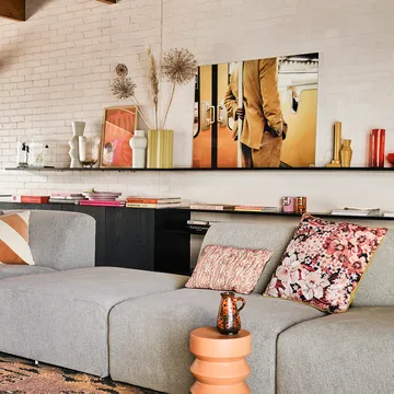 Floral tyyny 30x40 cm - Punainen-vaaleanpunainen - HKliving