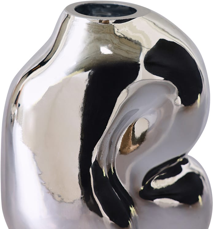 Gleam maljakko small, Chrome HKliving