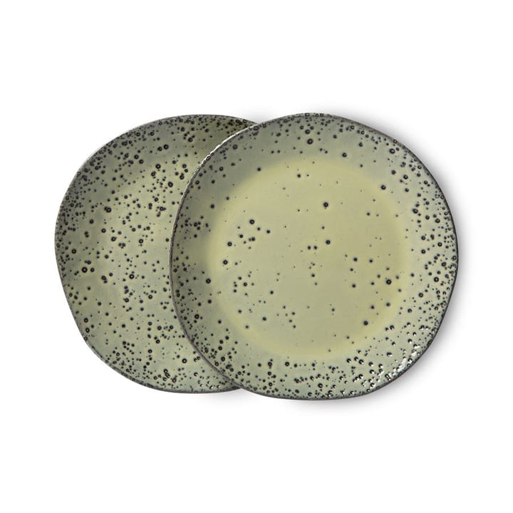 Gradient lautanen 2-pakkaus Ø16 cm, Vihreä HKliving