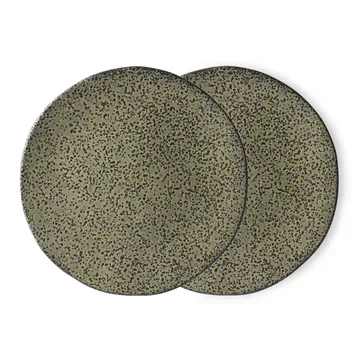 Gradient lautanen 29 cm 2-pakkaus - Vihreä - HKliving