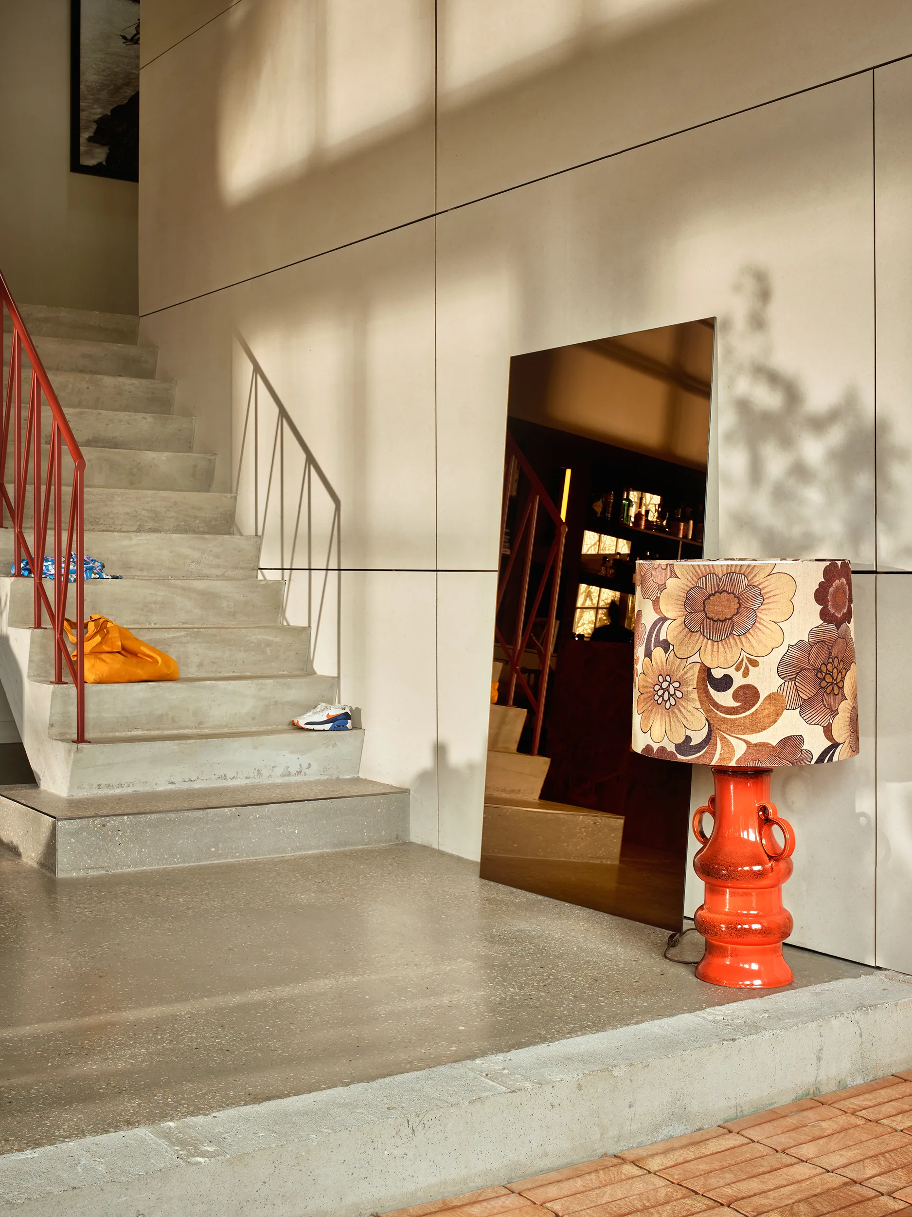 Grand lampunjalka glazed orange, 60 cm HKliving