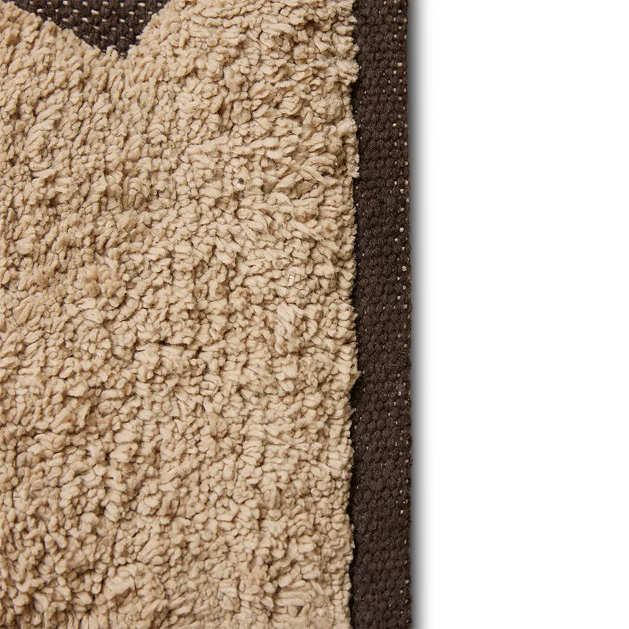 Interplay kylpyhuonematto 70x120 cm, Brown HKliving