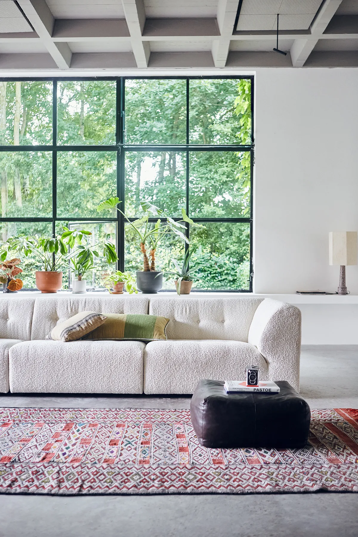 Käsin kudottu tyyny 38x74 cm villa, Vihreä HKliving