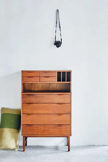 Käsin kudottu tyyny 38x74 cm villa - Vihreä - HKliving
