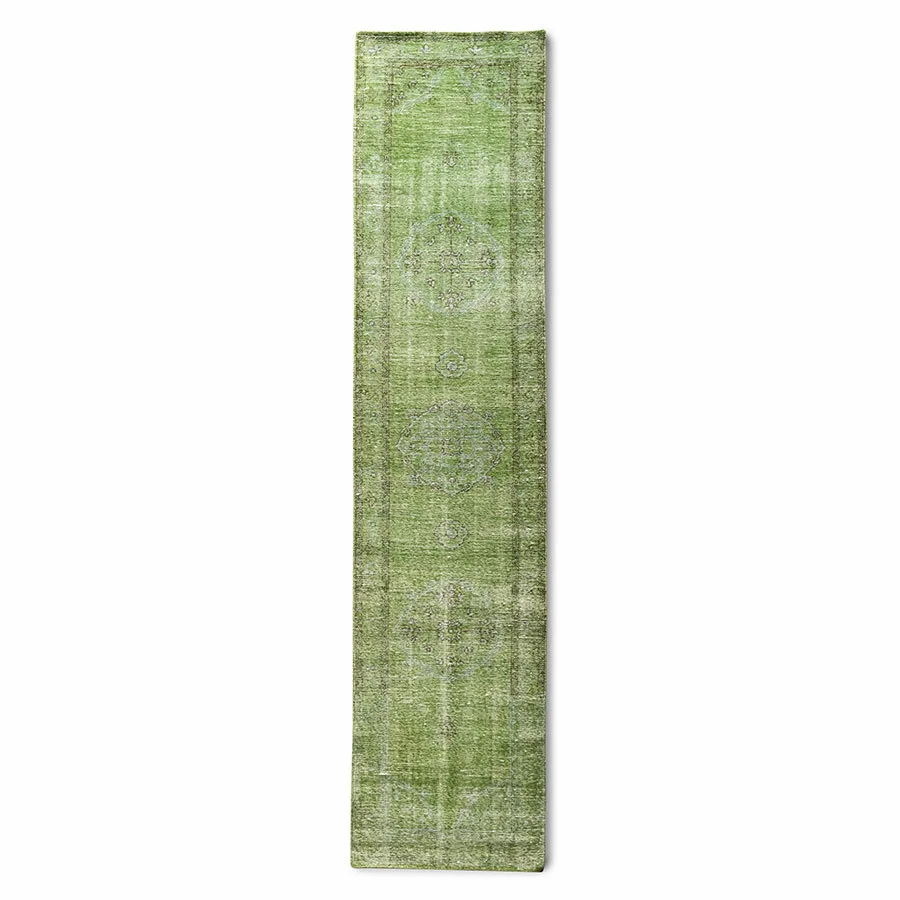 Käytävämatto 80x350 cm villa, Vihreä HKliving