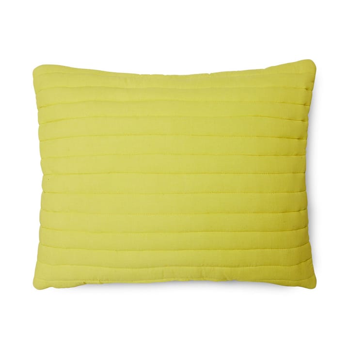 Mellow tyyny 50x60 cm tikattu puuvilla - Keltainen - HKliving