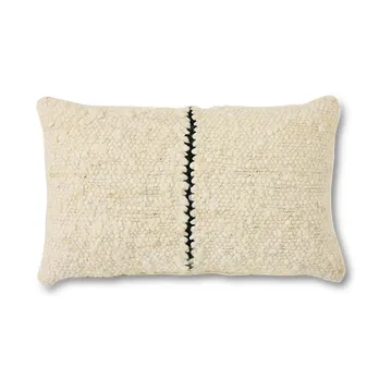 Natural wool striped tyyny 30x50 cm - Valkoinen - HKliving