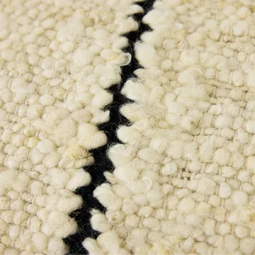 Natural wool striped tyyny 30x50 cm - Valkoinen - HKliving