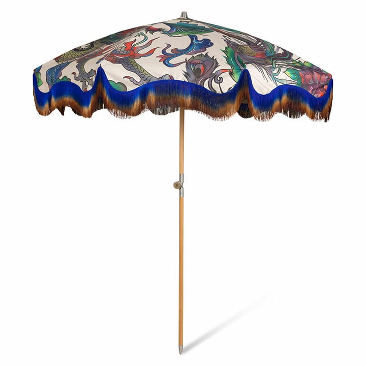 Ranta-aurinkovarjo 'Traditional blend' Ø200 cm, Punainen-sininen HKliving