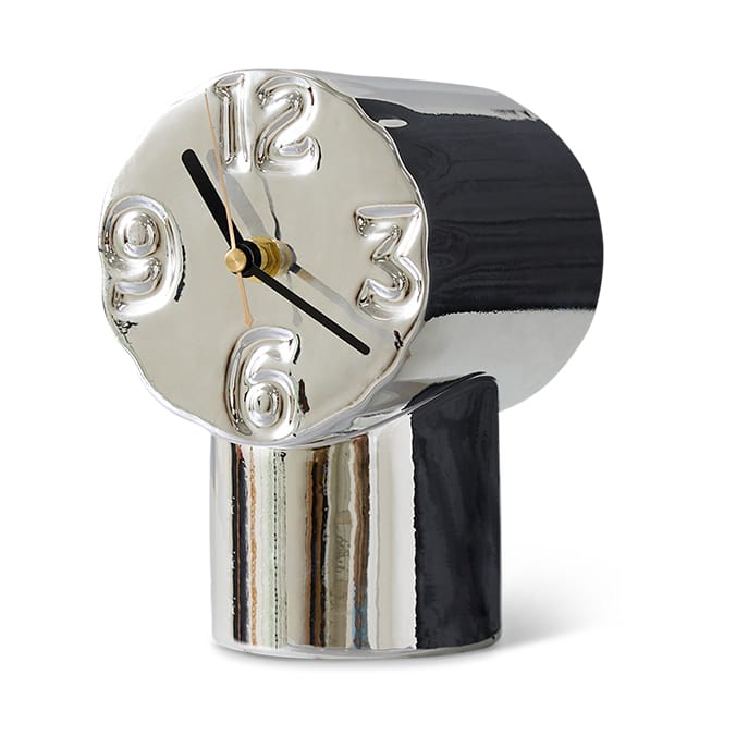 Retro keraaminen kello 17,5 cm, Chrome HKliving