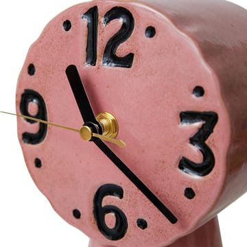 Retro keramiikkakello 16,2 cm - Pinkki - HKliving
