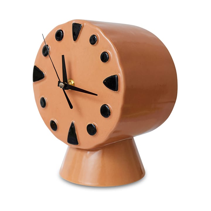 Retro keramiikkakello 20,8 cm, Virheä. HKliving