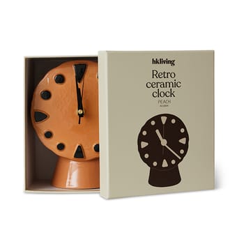 Retro keramiikkakello 20,8 cm - Virheä. - HKliving