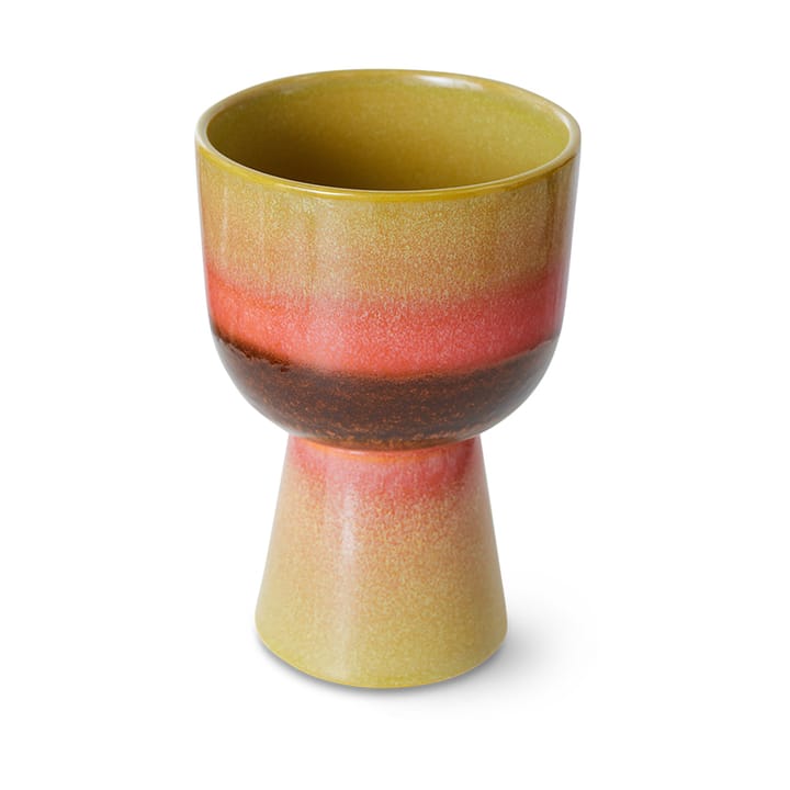 Retro kukkaruukku Ø16,5 cm, Lime green HKliving