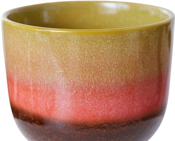 Retro kukkaruukku Ø16,5 cm - Lime green - HKliving