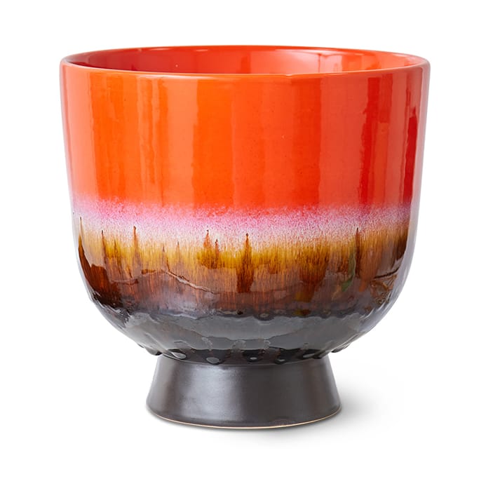 Retro kukkaruukku Ø20,5 cm - Cherry red - HKliving