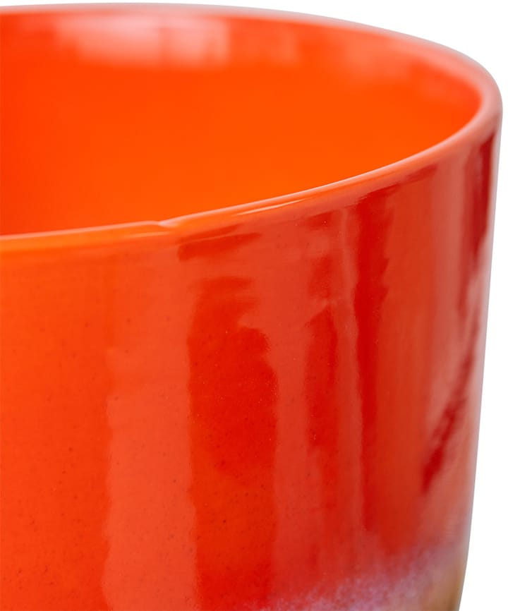 Retro kukkaruukku Ø20,5 cm, Cherry red HKliving