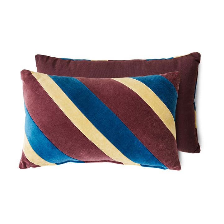 Striped velvet tyyny 30x50 cm - Speakeasy - HKliving