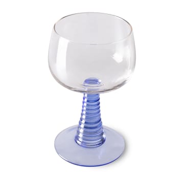 Swirl viinilasi korkea - Blue - HKliving