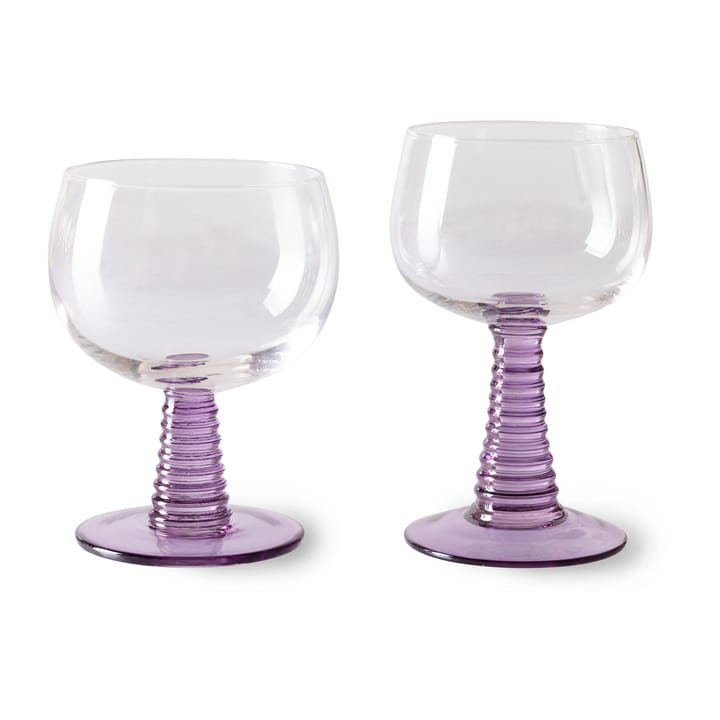 Swirl viinilasi korkea, Purple HKliving