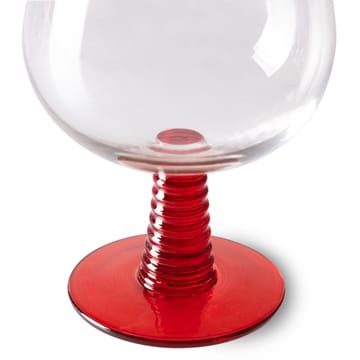 Swirl viinilasi matala - Red - HKliving