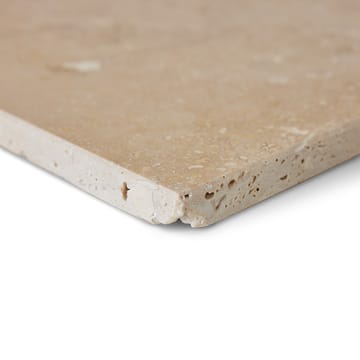 Travertin leikkuulauta 40 x 50 cm - Beige - HKliving
