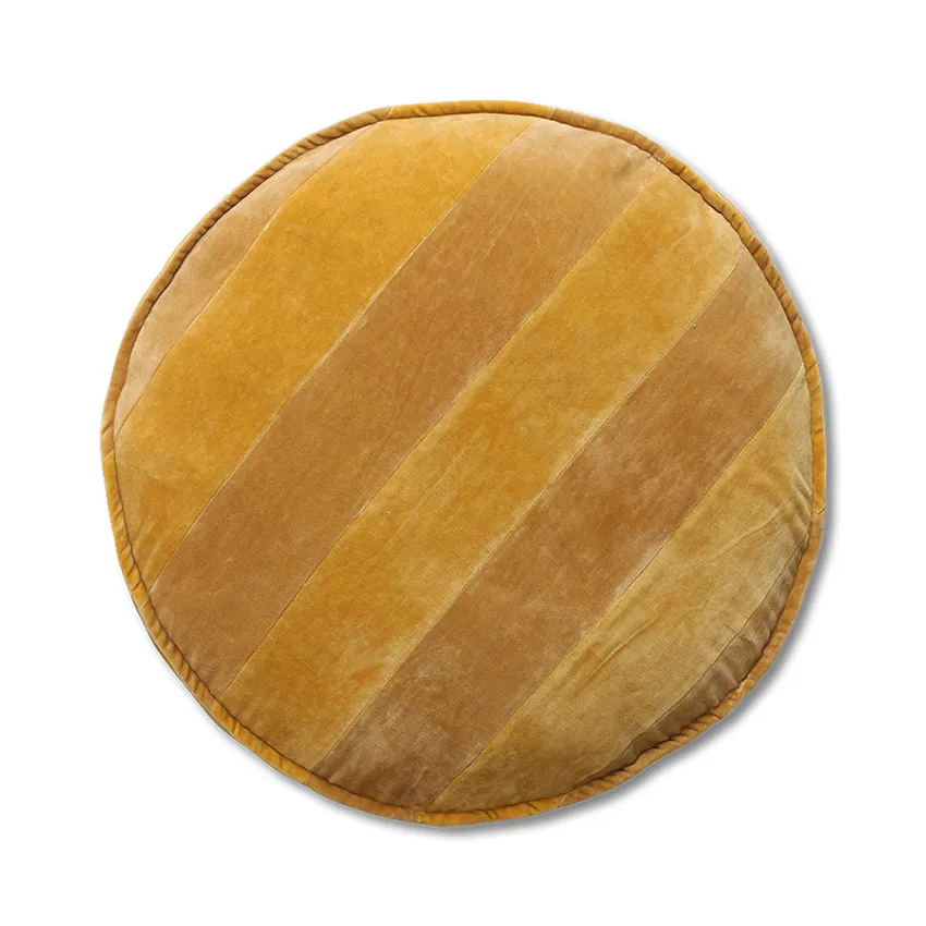 Tuolityyny pyöreä Ø60 cm, Sametti-okra HKliving