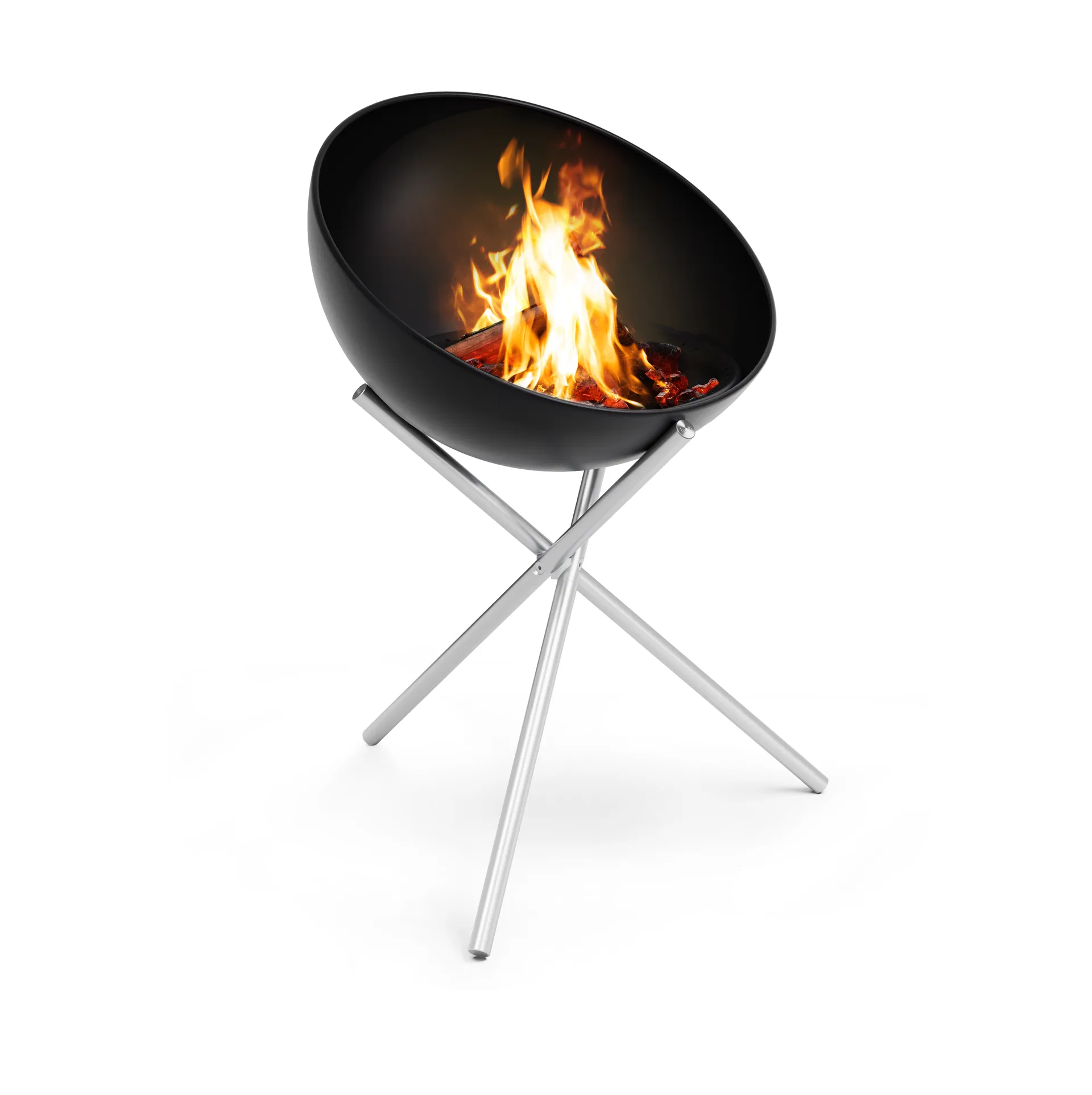 BOWL 70 kolmijalkainen jalusta, Hopea Höfats