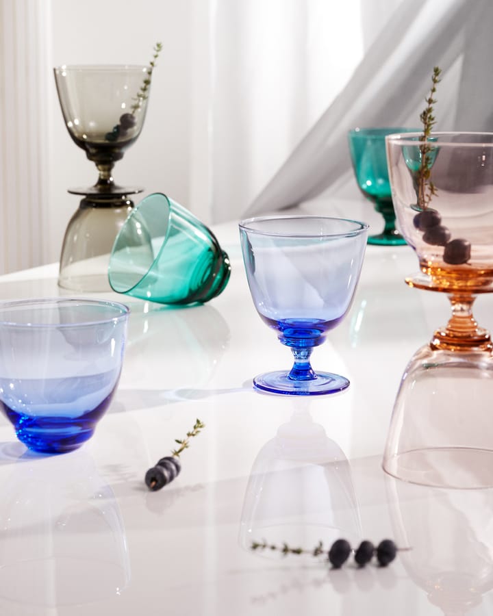 Flow vesilasi 35 cl, Tummansininen Holmegaard