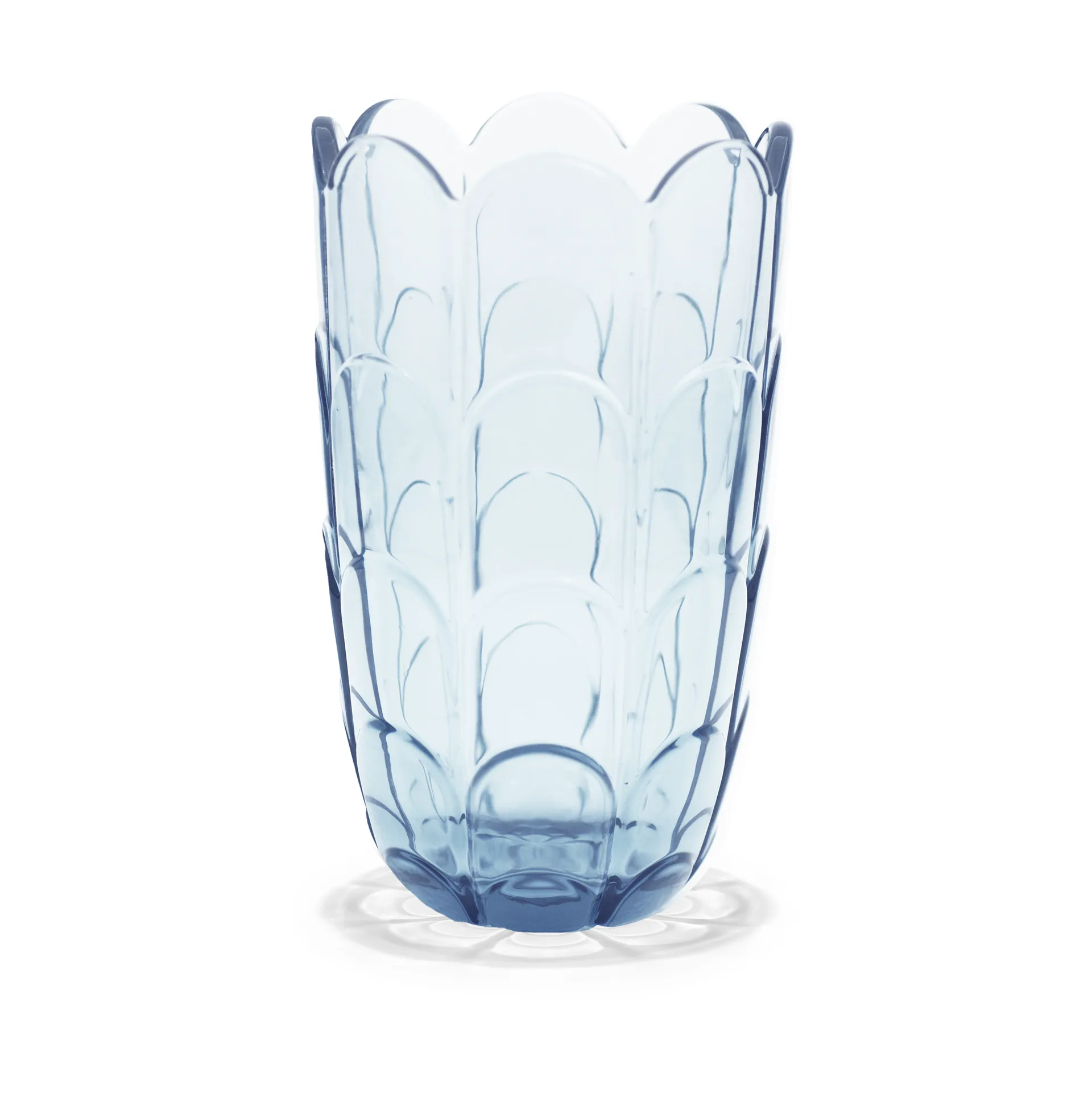 Lily vaasi K19 cm, Blue iris Holmegaard