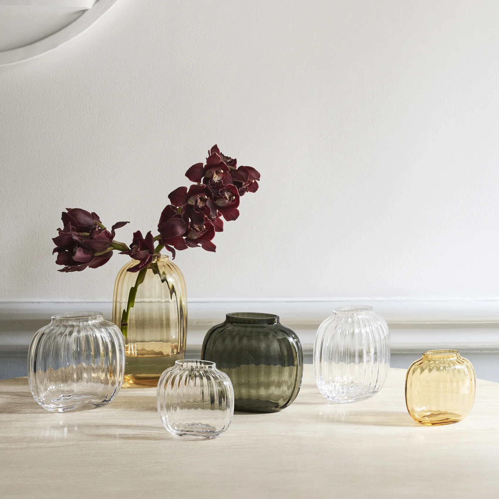 Primula maljakko ovaali 17,5 cm, Kirkas Holmegaard