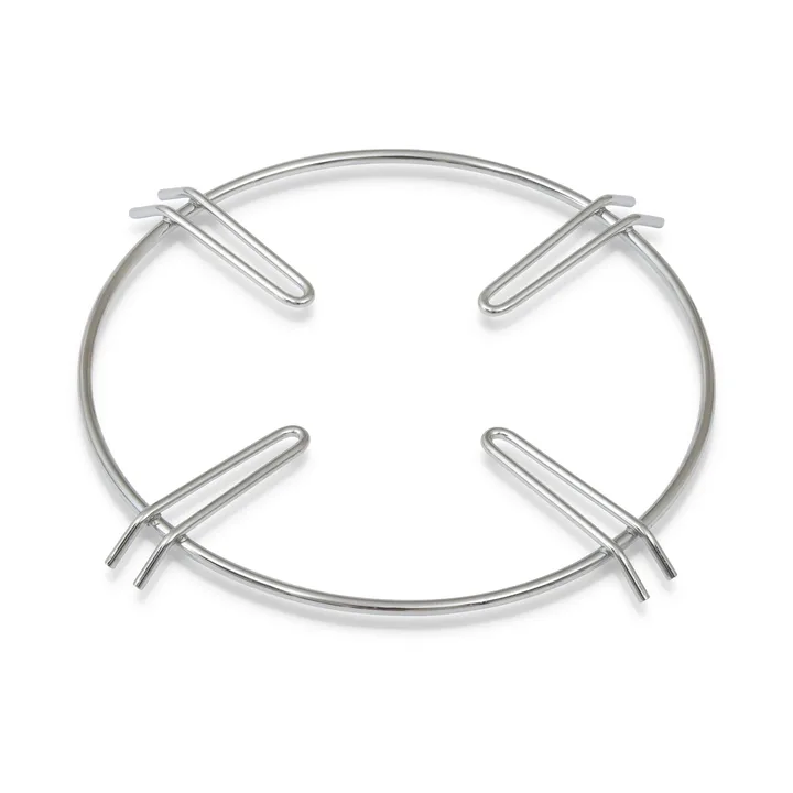 Hot Wok polttorengas litteä Silver Line 25 cm:lle - Ruostumaton teräs - Hot Wok