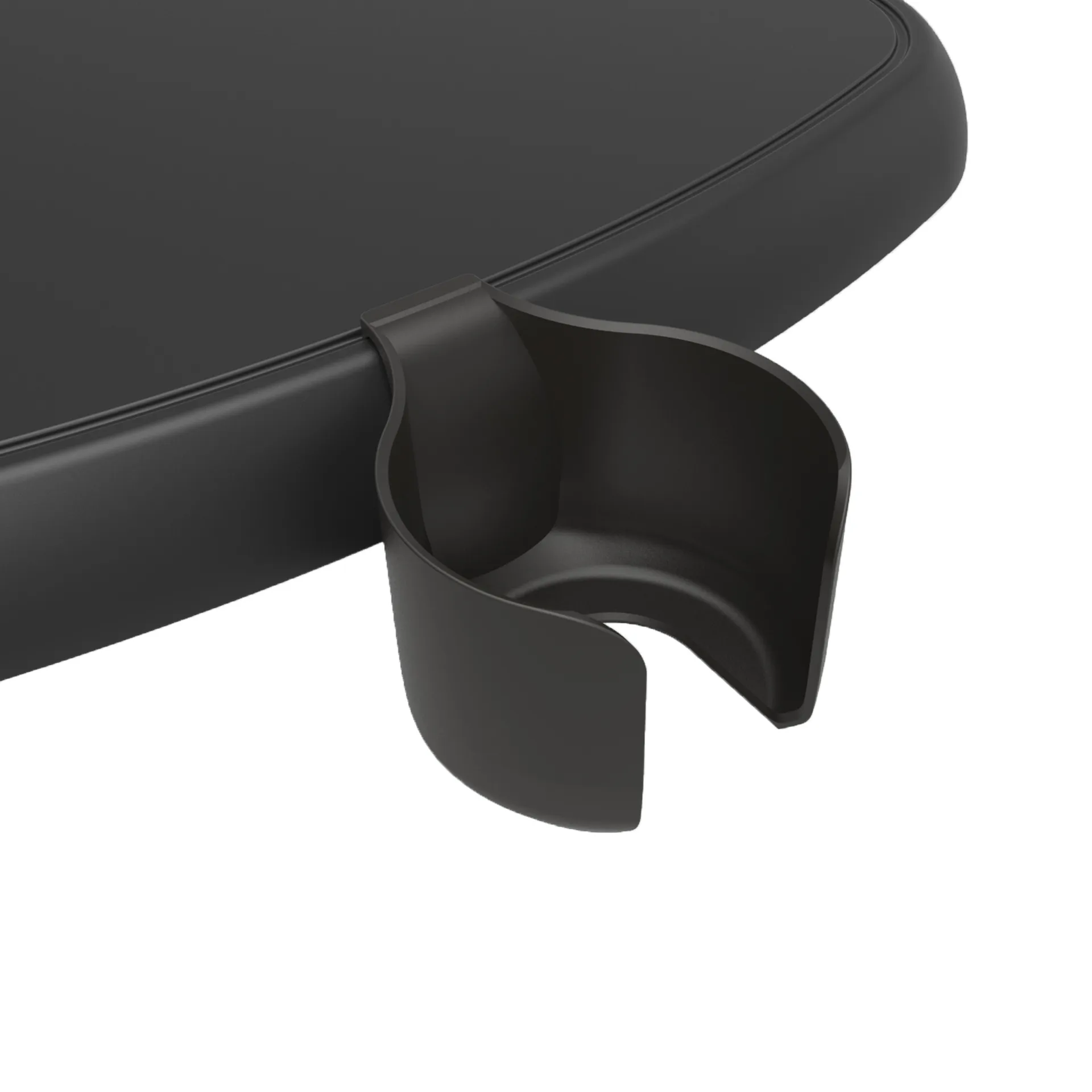 Top Line kupinpidike ja 2 kpl koukkuja, Musta Hot Wok