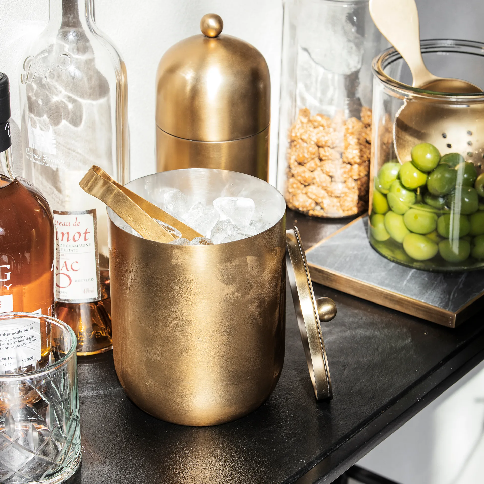 Alir viinijäähdytin, messinki House Doctor