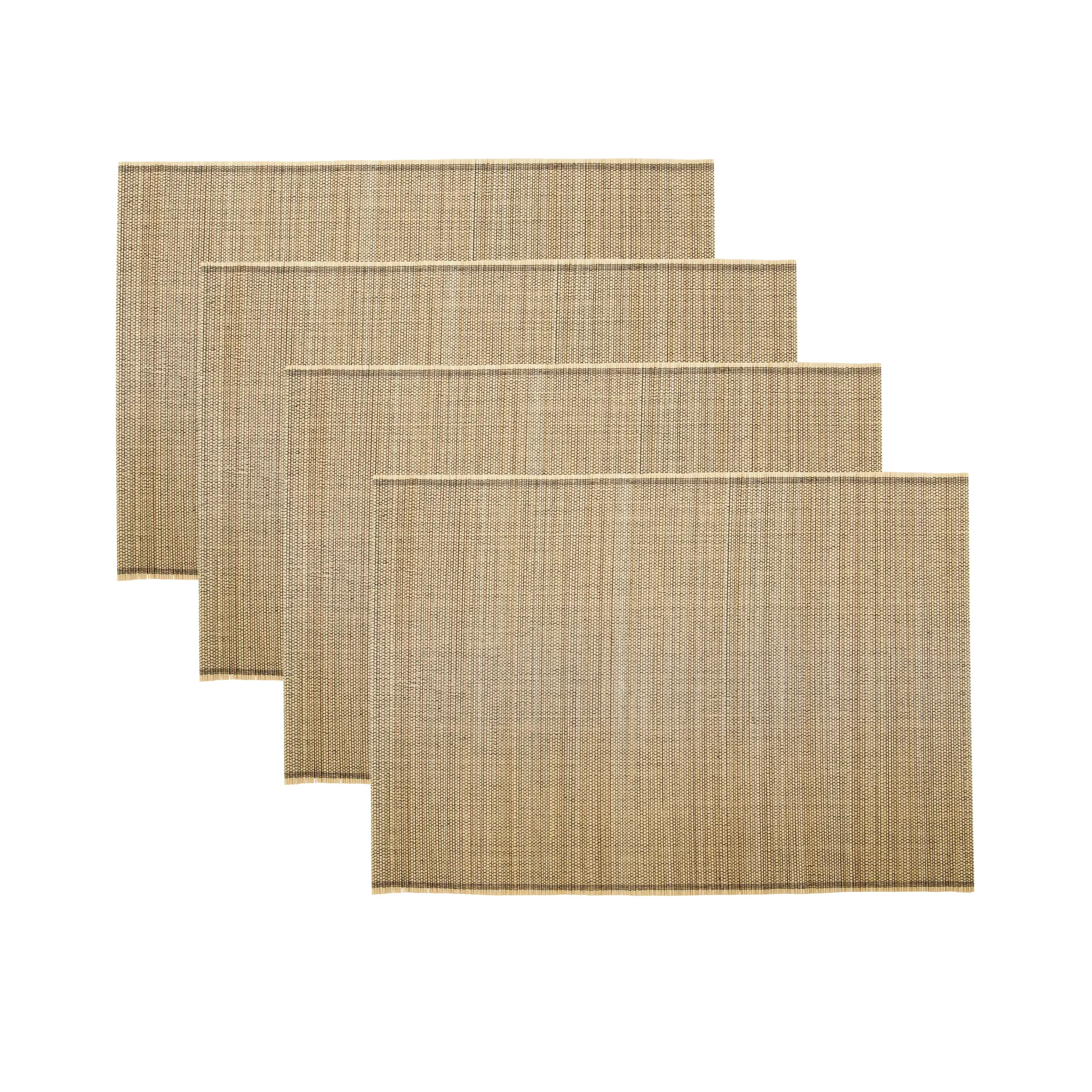 Bamb pöytätabletti 33x45 cm, 4-pakkaus, Luonnonvärinen House Doctor