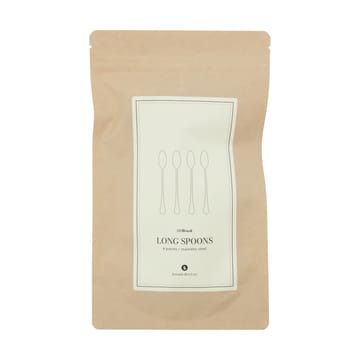 Brush pitkä lusikka 4-pack. - Silver finish - House Doctor